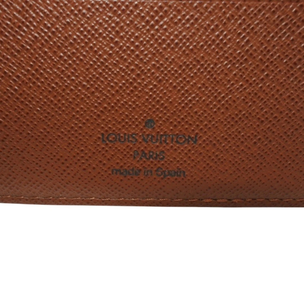 LOUIS VUITTON Portefeuille Cartes Credit Monogram Bi fold Wallet Brown - Picture 9 of 12